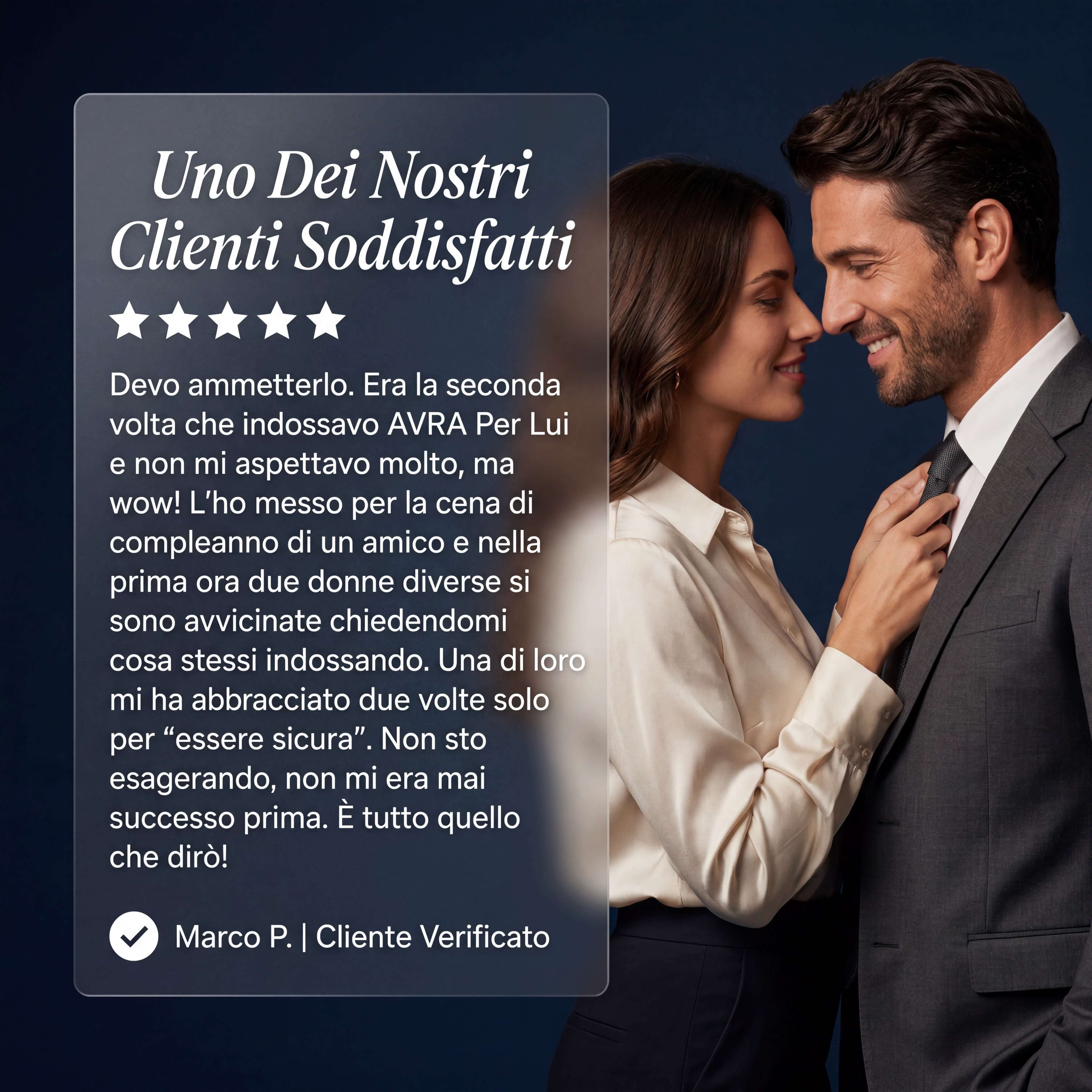Recensione cliente verificato — Avra Per Lui