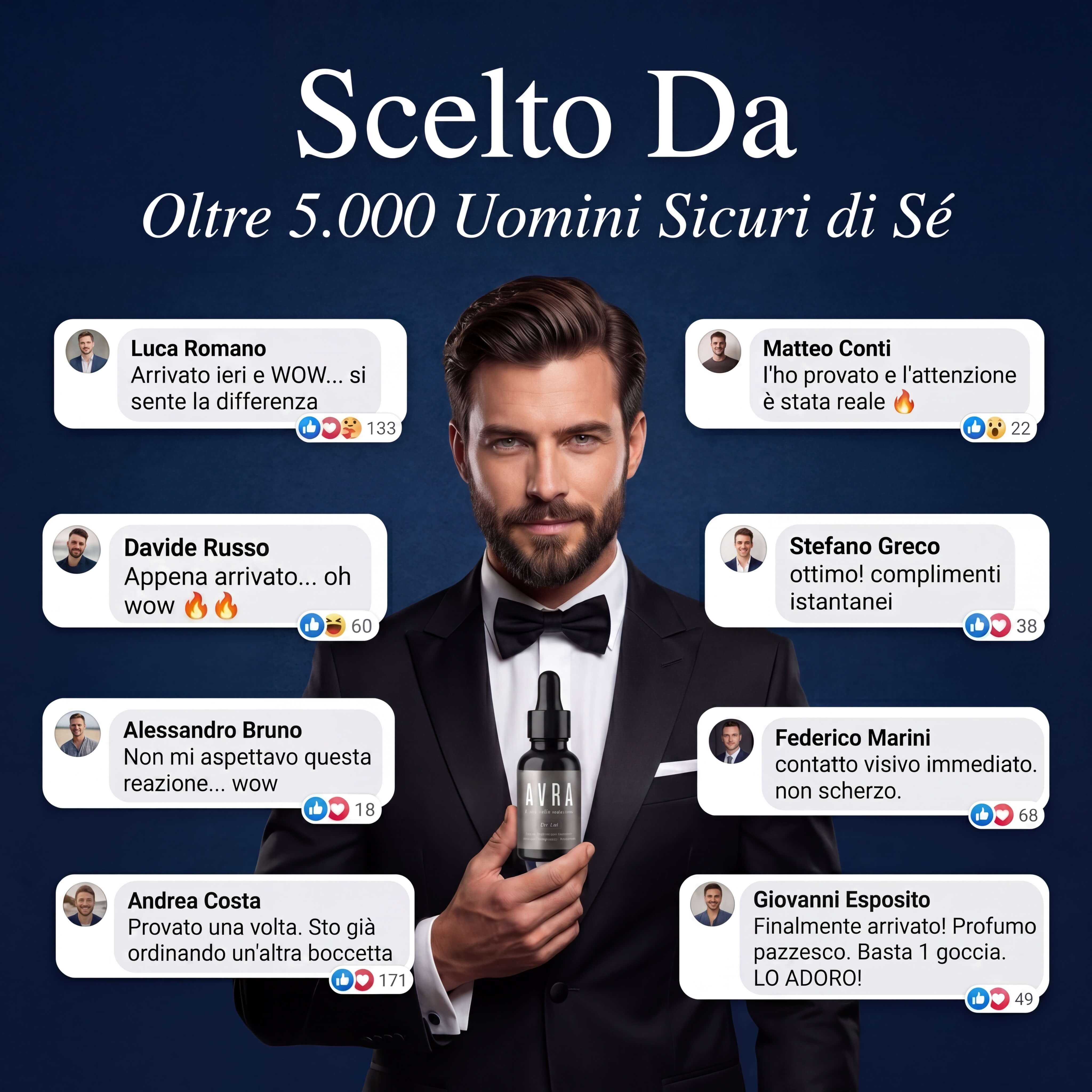 Scelto da oltre 5.000 uomini